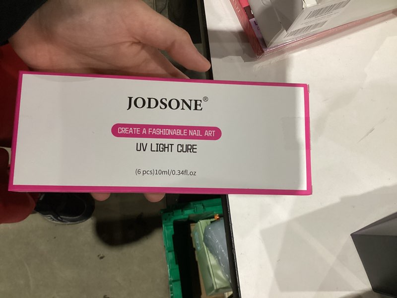 Condition photo showing New/Like New for JODSONE 10ml Glitter Gel Nail Polish Set 6 Color Glitter Effect gel polish All Seasons Neutral Soak off LED Lamp Gel Manicure Set for Nail Art