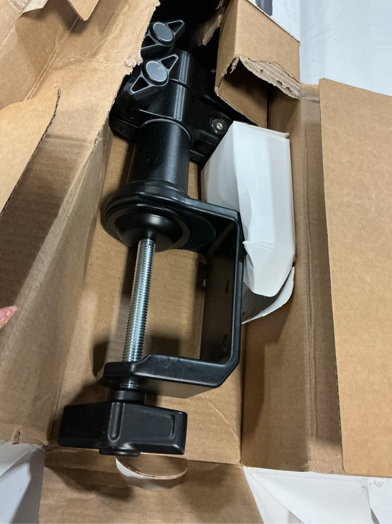 Condition photo showing Good Condition for SMALLRIG Triangle Camera Desk Mount, Max. Load 3kg/ 6.6lbs, Overhead Mount with Auxiliary Support Rod, with Phone Holder and Small Ball Head for Camera/Phone/Light/Webcam