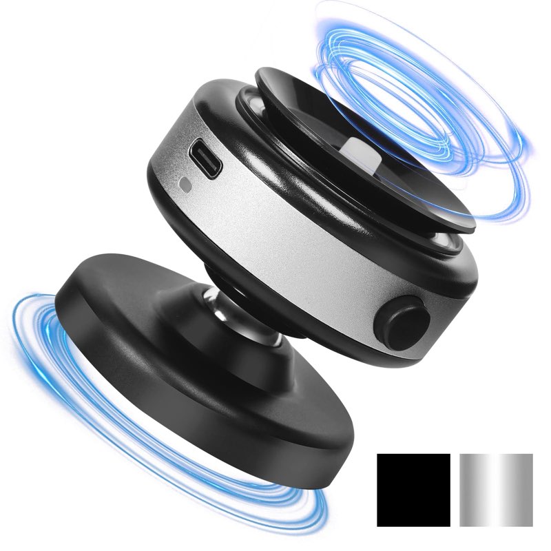 vacuum magnetic phone holder, 360 rotatable suction cup phone mount with electric suction cup suitab