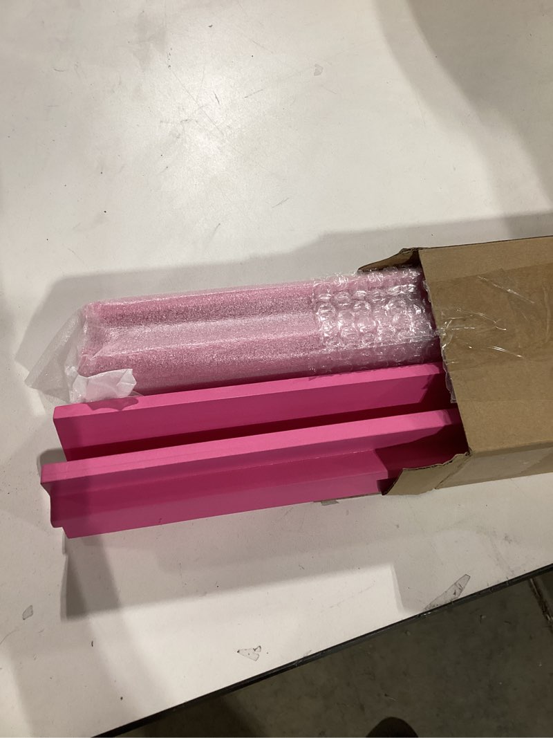 Leinuosen 4 Pcs Painted Wooden Mahjong Racks with Pushers Wood Tile Racks for Dominoes & Mexican Tra