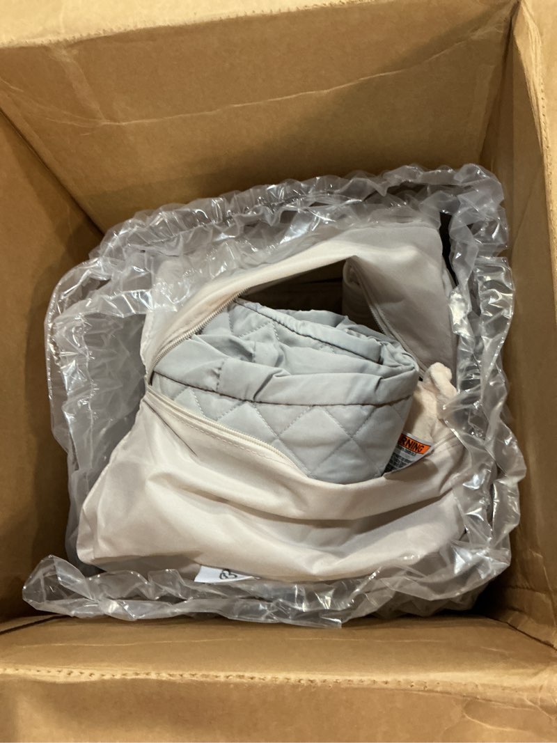 Condition photo showing As Is for obee odee 4 in 1 baby bassinet, pack and play, bedside crib sleeper, diaper changer - comes with mattress, mosquito net, bottom storage and toy bar for newborn to toddles beige