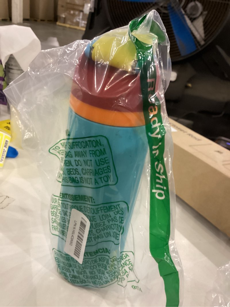 Condition photo showing As Is for Owala FreeSip Insulated Stainless Steel Water Bottle with Straw, BPA-Free Sports Water Bottle, Great for Travel, 24 Oz, Summer Sweetness Summer Sweetness 24 Ounces