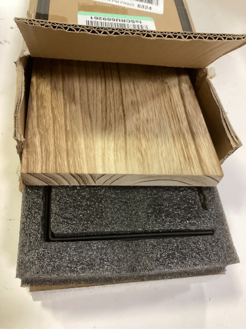 Condition photo showing Good Condition for 1 pcs floating shelves for wall, wall mount book shelf, hanging shelves, wall bookshelf for bedroom, office, living room (light brown, 24 inches) light brown 24 inches