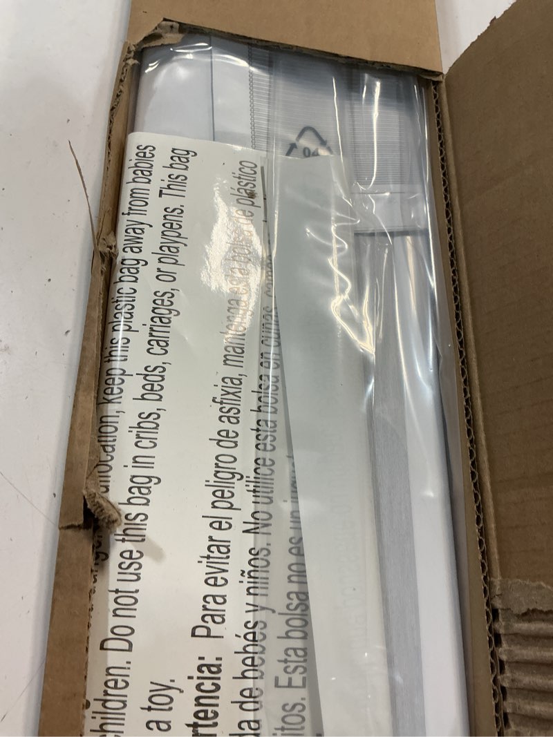 Condition photo showing New/Like New for lazblinds no tools no drill cordless cellular shades, blackout light blocking honeycomb shades for home, thermal insulation blinds for windows, 30" w x 64" h, white blackout-white 30" w x 64" h