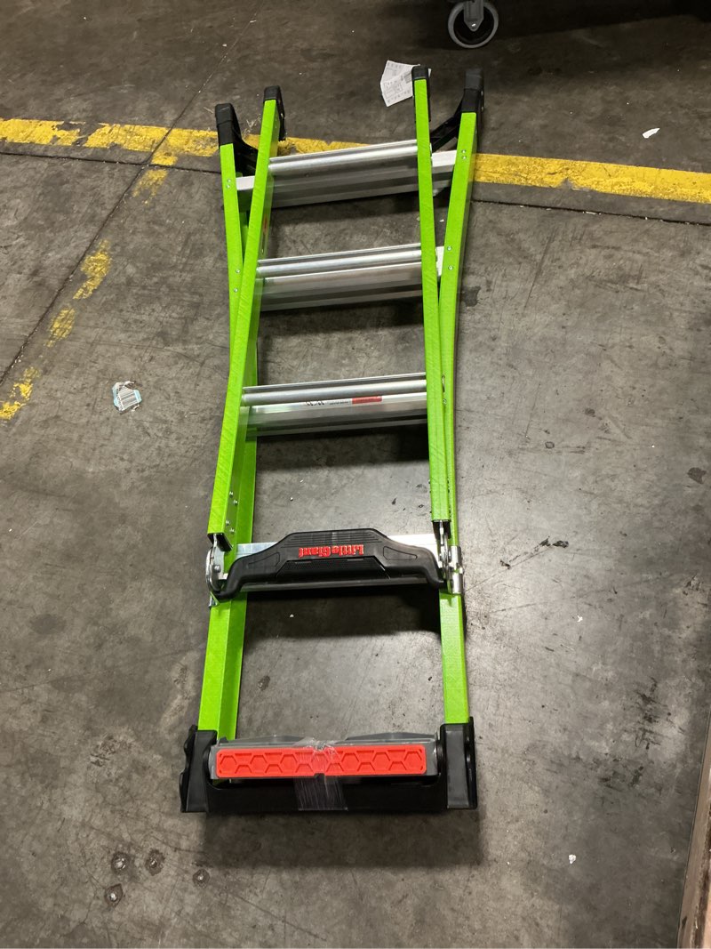 Condition photo showing New/Like New for Little Giant Ladder Systems 13905-001 King Kombo 3-in-1 Ladder, 5 Ft, Green 5 Ft. Professional (Fiberglass) Ladder