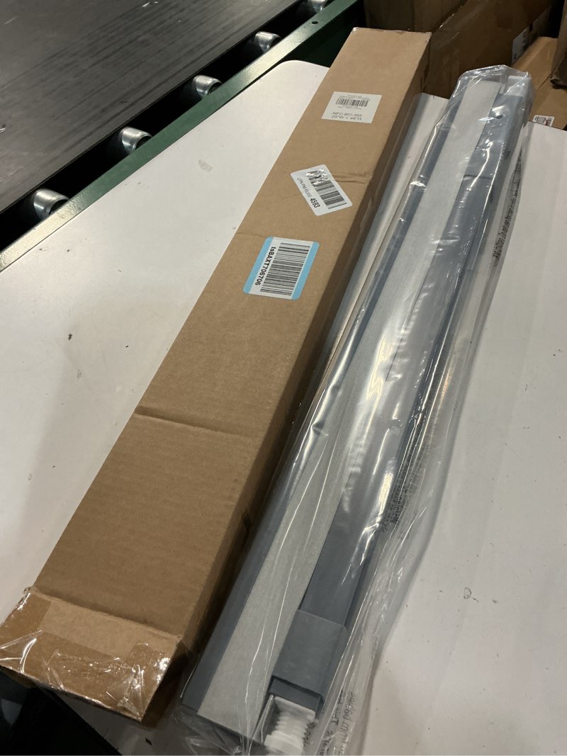 Condition photo showing New/Like New for lazblinds cordless cellular shades, no tools no drill blackout honeycomb shades pleated blinds for windows, 29'' w x 48'' h, dark grey blackout-dark grey 29'' w x 48'' h