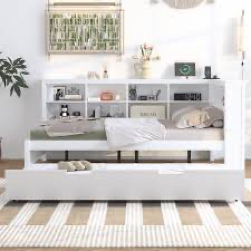 Emareon wooden space saver daybed w