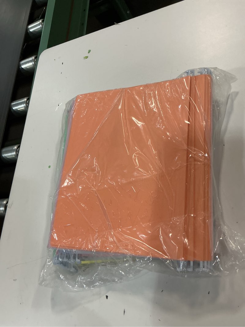 Condition photo showing As Is for 50pcs MagDurnus Hanging File Folders, Pastel Color Design,Letter Size with 1/5 Adjustable Cut Tabs, Assorted 12 Styles,Decorative,Drawer,Desk and Cabinet Use Pastel Summer 50