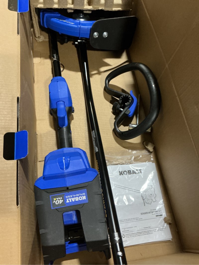 Condition photo showing Good Condition for possibly incomplete kobalt 40-volt 9-in handheld battery lawn edger (battery not included)