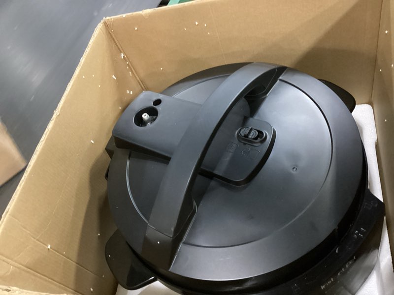 Condition photo showing As Is for Instant Pot 7.5QT RIO Wide, 7-in-1 Electric Multi-Cooker, Pressure Cooker, Slow Cook, Rice, Steamer, Sauté, Yogurt & Warmer, Wide Base, Large Searing Base, WhisperQuiet Steam Release Black 7.5 Quarts