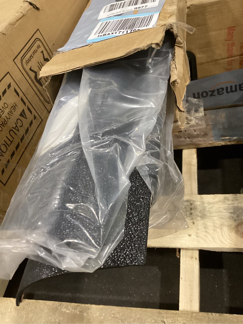 Condition photo showing New/Like New for ECOTRIC Truck Bed Rail Caps W/Holes Compatible with 1999-2006 Chevrolet Silverado & GMC Sierra 1500 2500 3500 (Classic only) W/Stake Holes 6'6" Bed Black Ribbed Finish (Set of 2)