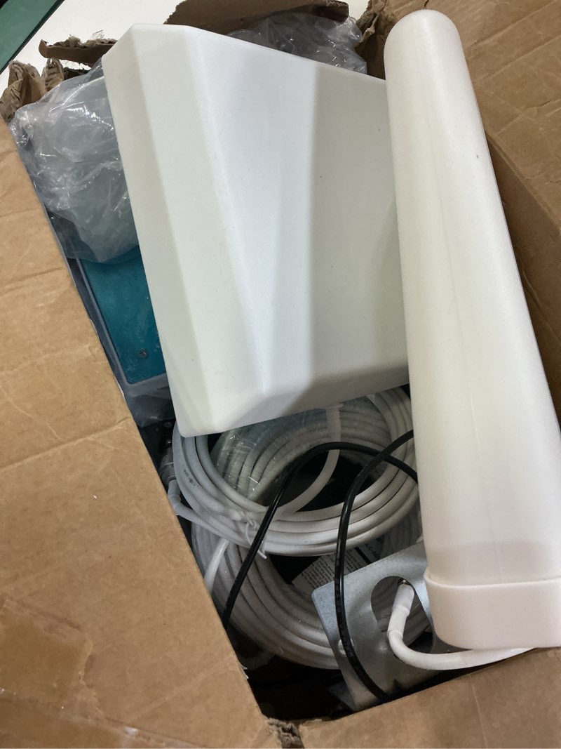 Condition photo showing Good Condition for cell phone booster for home, up to 7000 sq.ft, cell phone signal booster for band 5/12/13/17,boost 5g 4g lte 3g data for all u.s. carriers, fcc approved (blue-3)