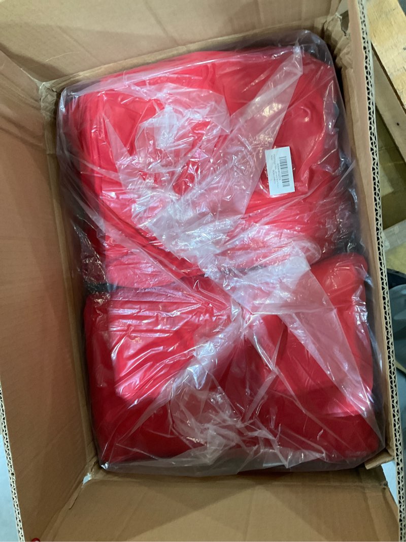 Condition photo showing Good Condition for 50ftx40ft Red Ceiling Curtain for Valentine’s Day Decoration – 10 Panels Wrinkle-Free 40 FT Long Tent Draping Curtains for Wedding, Birthday & Theme Parties, 40ft Height with Rod Pocket 60"W x 480"L (Pack of 10) Red