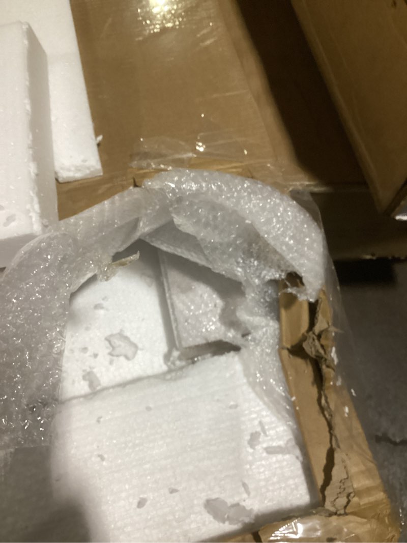 Condition photo showing Good Condition for Fredbeck 30inx80in White Barn Door and 5.5FT Sliding Barn Door Hardware Kit Included,Solid,MDF, PVC Surface,DIY Assembly,5-Panel,Fit 27in-28in Opening 30x80 single door