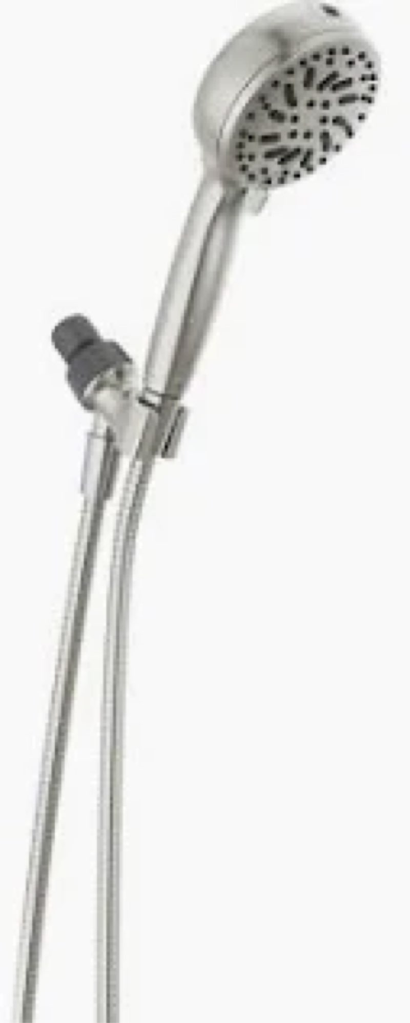 delta faucet proclean brushed nickel shower head with handheld, showerhead with high pressure spray,