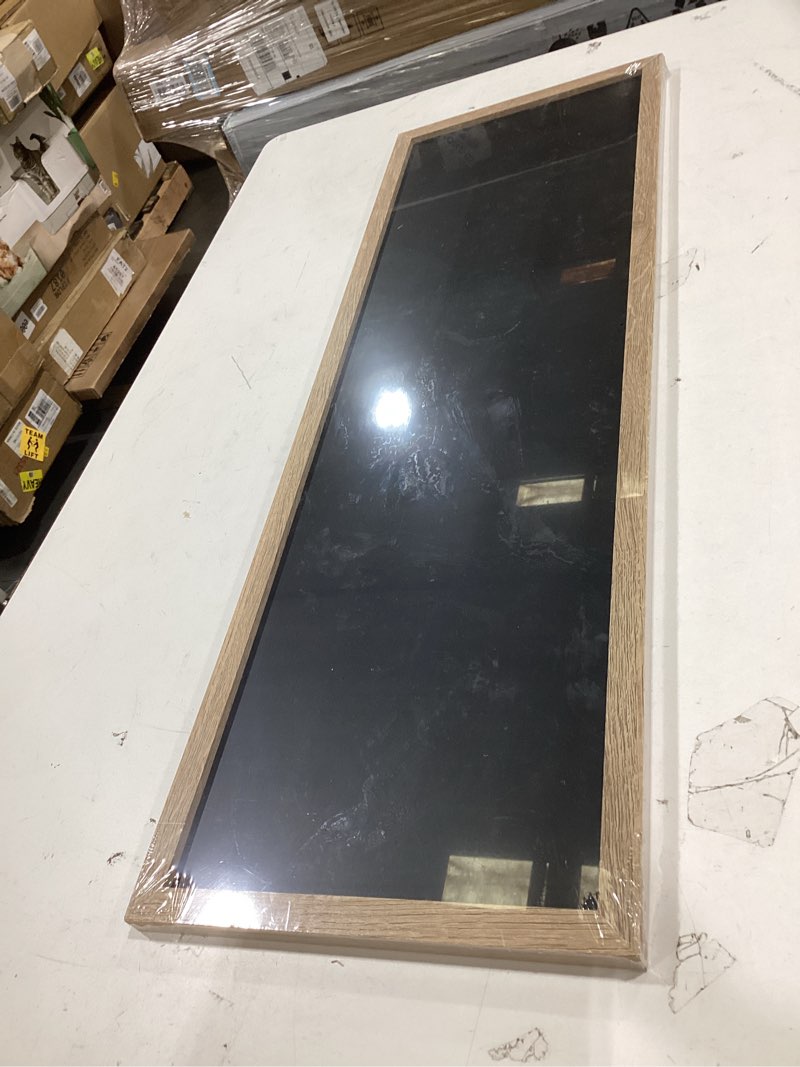 Condition photo showing New/Like New for magnetic chalkboard for wall, long chalk board, wall hanging menu for restaurant, food truck, kitchen, chalk board for kitchen, bar & home decor 11.8" x 35.4" 11.8" x 35.4" rustic brown chalkboard