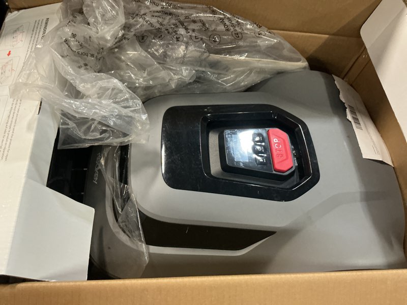 Condition photo showing As Is for i105n 7.1 in. robot lawn mower with smart app control, ai-powered assist mapping, and multi-zone management