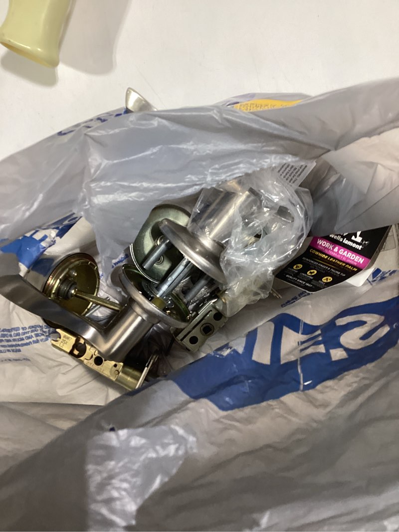 Condition photo showing As Is for Kwikset 690BL 15 SMT CP K6 V1 Balboa Entry Lever & Deadbolt Combo Pack  Satin Nickel - Quantity 1