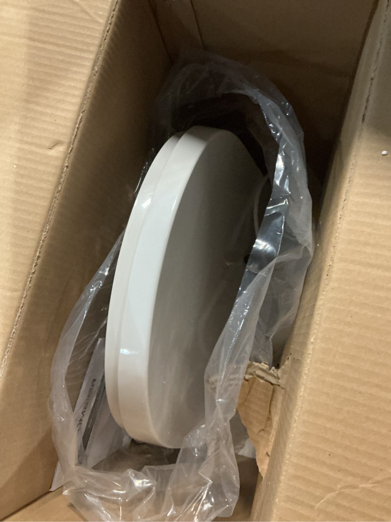 Condition photo showing As Is for Combier CMA210S-B Bidet Toilet Seat With Turbo Wash, Wireless Remote and Side Panel, The heated Toilet Seat Have Adjustable Heated Seat, Warm Water, Air Dryer & Multiple Spray Modes(Elongated)