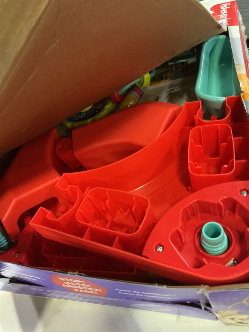 Condition photo showing Good Condition for Fisher-Price Baby & Toddler Toy Laugh & Learn 4-in-1 Activity Table & Art Easel with Educational Music for Ages 6+ Months, Multilanguage Version