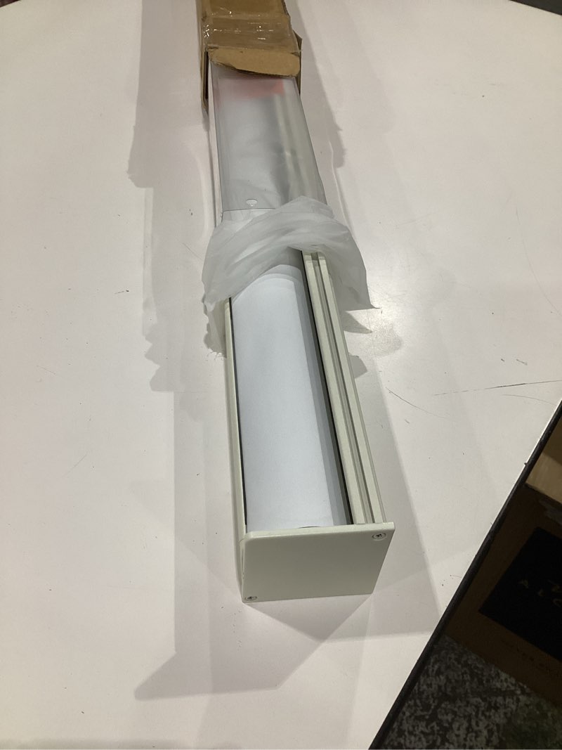 Condition photo showing Good Condition for AOSKY Blackout Roller Shades Cordless Blinds for Windows, Free-Stop Shades with Valance, Thermal Insulated Fabric, UV Protection, Blinds for Home and Office (32.5\" W x 72\" H, Linen Beige Linen Beige 32.5\"W x 72\"H