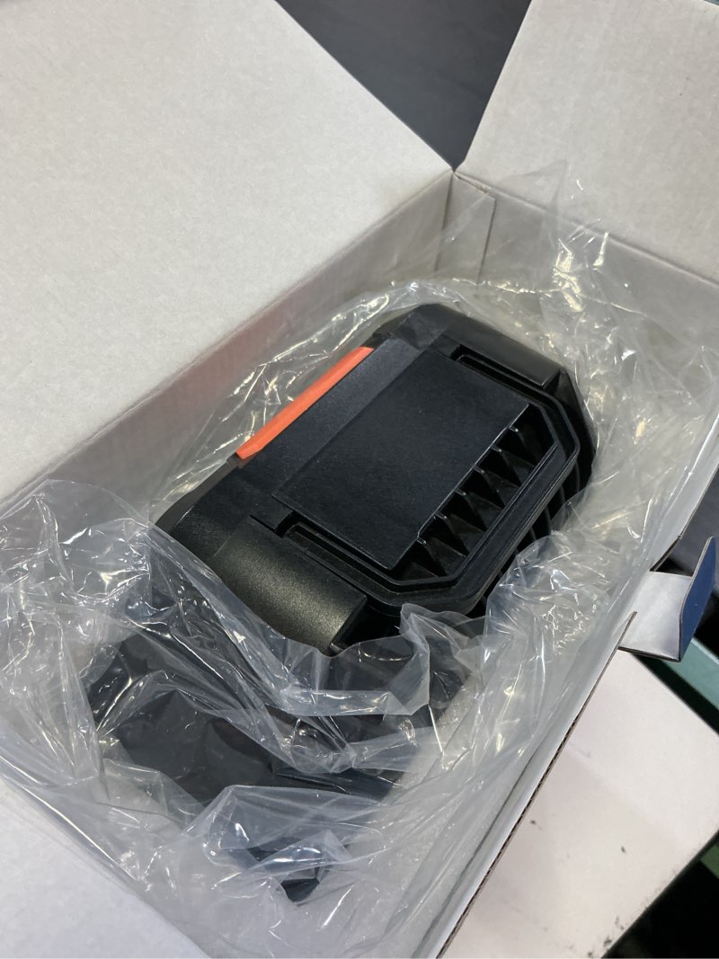 Condition photo showing Good Condition for ogery camping fan, portable fan rechargeable with 20000mah battery, stepless speed control, fast charging, remote & led lantern for tent, travel, car camping, camping essentials 20000mah black&orange