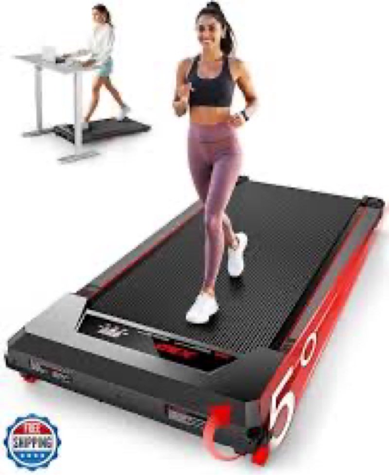 walking pad with incline,xbd under desk treadmill for home small office,2.5hp low noise portable treadmill with 330 lbs capacity,remote control and led display black