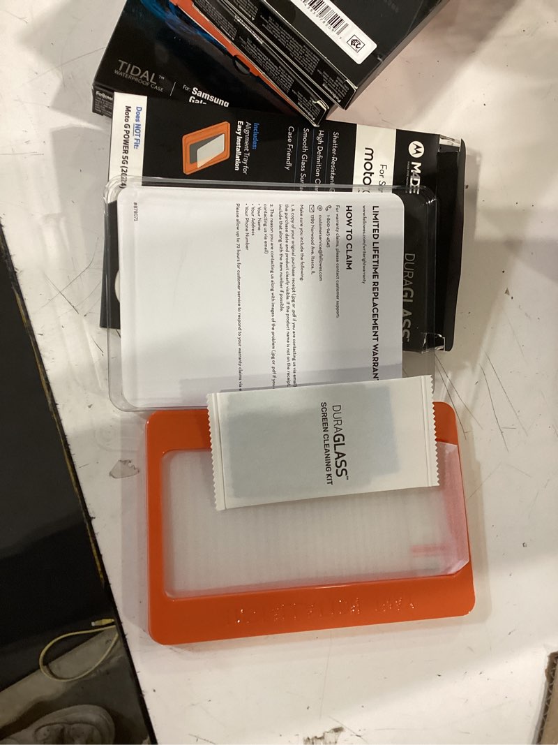 Condition photo showing Good Condition for duraglass tempered glass screen protector with quick installation tray for motorola moto g power (2025)