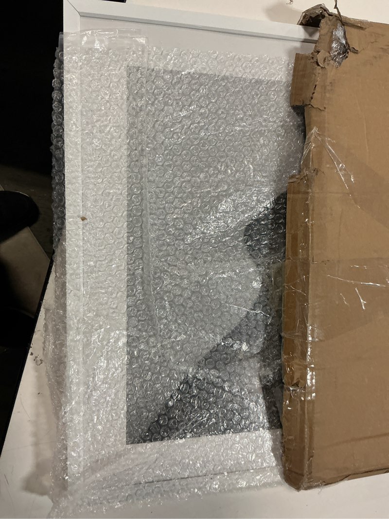 Condition photo showing Good Condition for Americanflat 16x20 Picture Frame with Polished Plexiglass - White Picture Frame - Wide Photo Frames Made of Engineered Wood for Vertical or Horizontal Wall Display - Epic Collection - White White 16x20