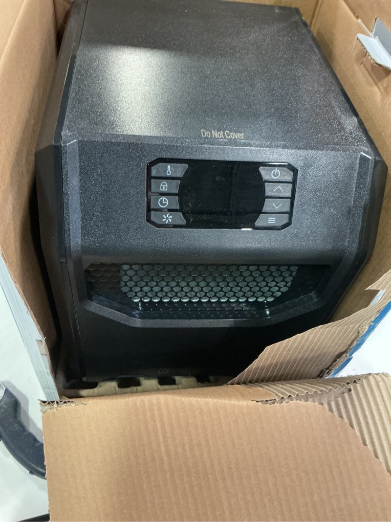 Condition photo showing Good Condition for Utilitech infrared quartz cabinet heater white adjustable thermostat 300 sq ft 