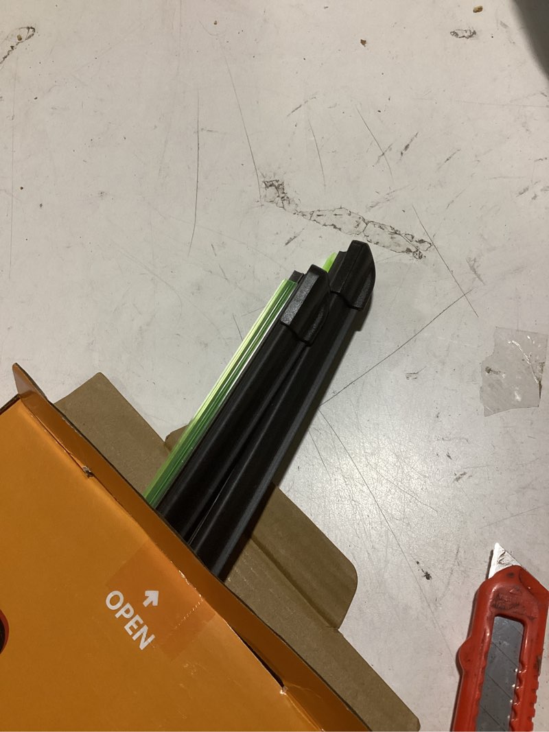Condition photo showing As Is for autoboo 26" and 16" windshield wipers blades (pack of 2),oem quality premium all-seasons wiper blades,stable and quiet wiper blades 26" + 16"(pair for front windshield)