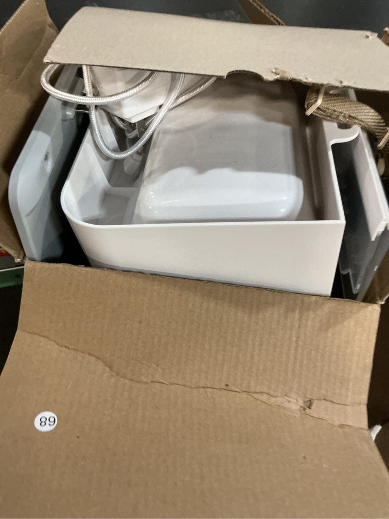 Condition photo showing As Is for petlibro rfid automatic cat feeder, collar sensor-activated personalized meals, cats recognition & diet tracking for multi-pet homes and different diets, 5g&2.4g wi-fi programmable cat food dispenser white 3l (pack of 1)