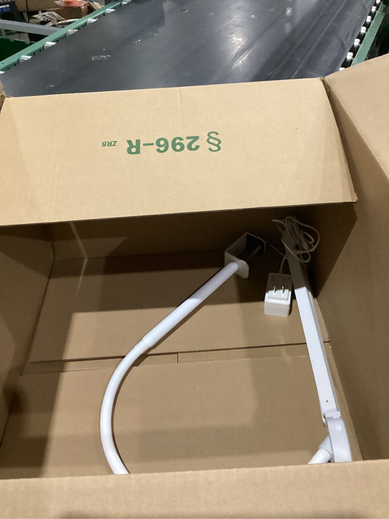 Condition photo showing Good Condition for Led Desk Lamp for Office Home - Eye Caring Architect lamp with Clamp,Dual Screen Computer Monitor Work Smart Light: 24W 5 Color Flexible Adjustable Lighting Table Lamp for Study White