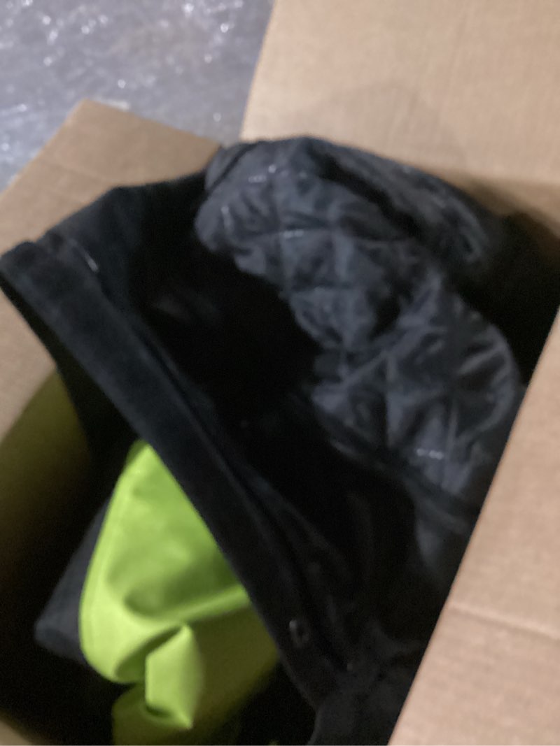 Condition photo showing As Is for similar to) hwk adventure touring motorcycle jacket for men, water resistant cordura textile biker jacket for men, durable and stylish moto gear with ce armor for enduro motorbike riding - hi-vis green, small small hi-vis green