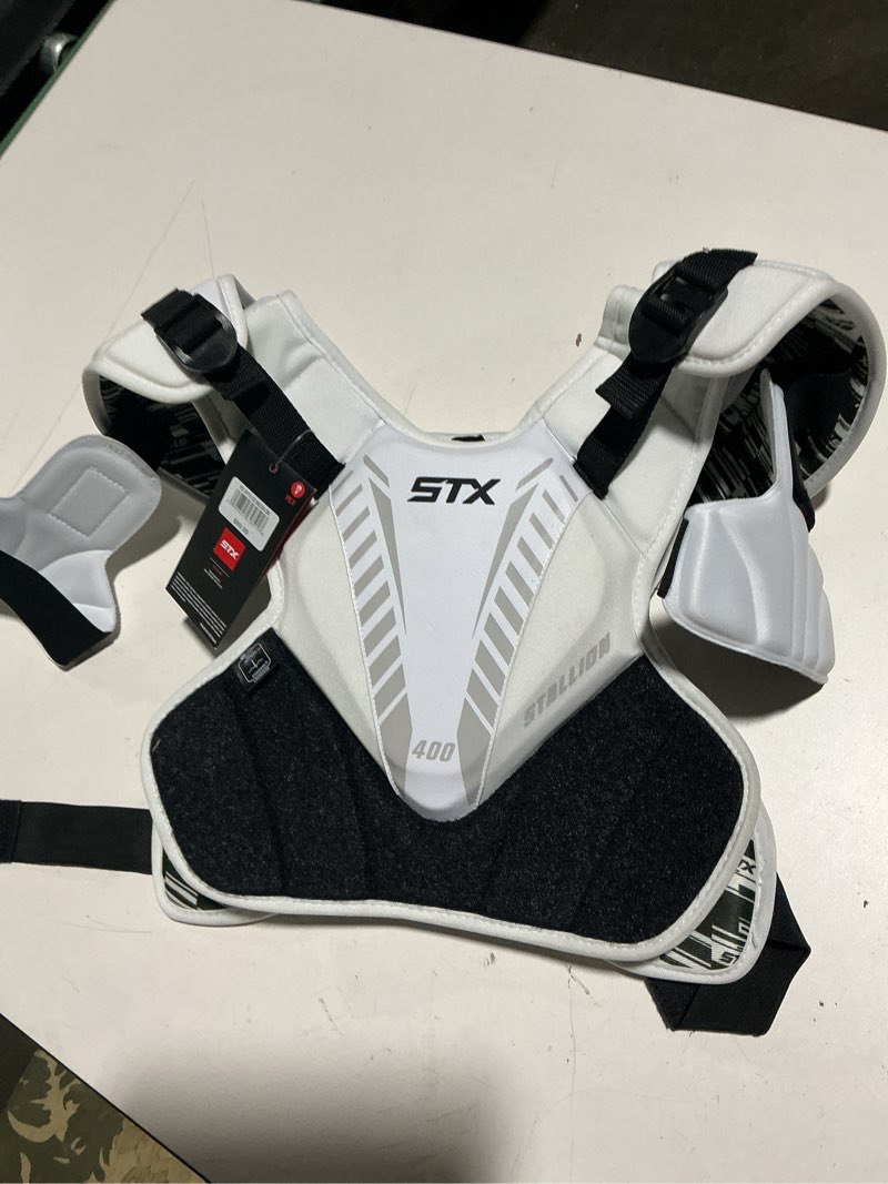 Condition photo showing Good Condition for stx lacrosse stallion 400 shoulder pad large