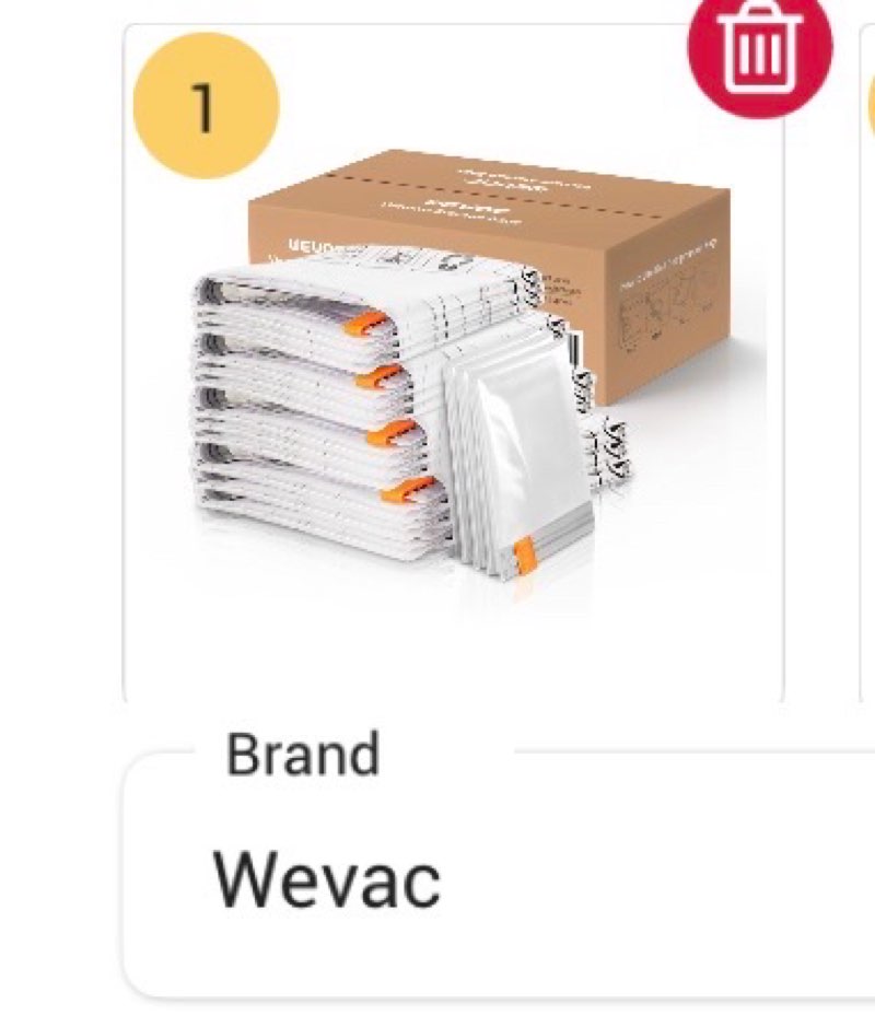 Wevac 15 Pack Vacuum Storage Bags (3 Jumbo/3 Large/3 Medium/3 Small/3 Roll) | Space Saver | Rapid Vacuum | Double Zip Seal | Clip Stopper | Ideal for Clothes, Blankets Compression and Travelling