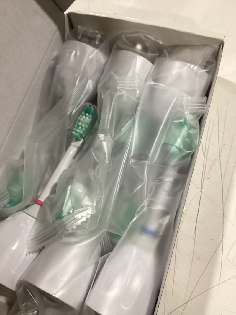 Condition photo showing New/Like New for Toothbrush Heads for Philips Sonicare Replacement Brush Heads Medium Soft Dupont Bristles Electric Toothbrush Replacement Heads Fit E-Series Essence Xtreme Elite Advance and CleanCare, 6 Pack 6 Pack Green