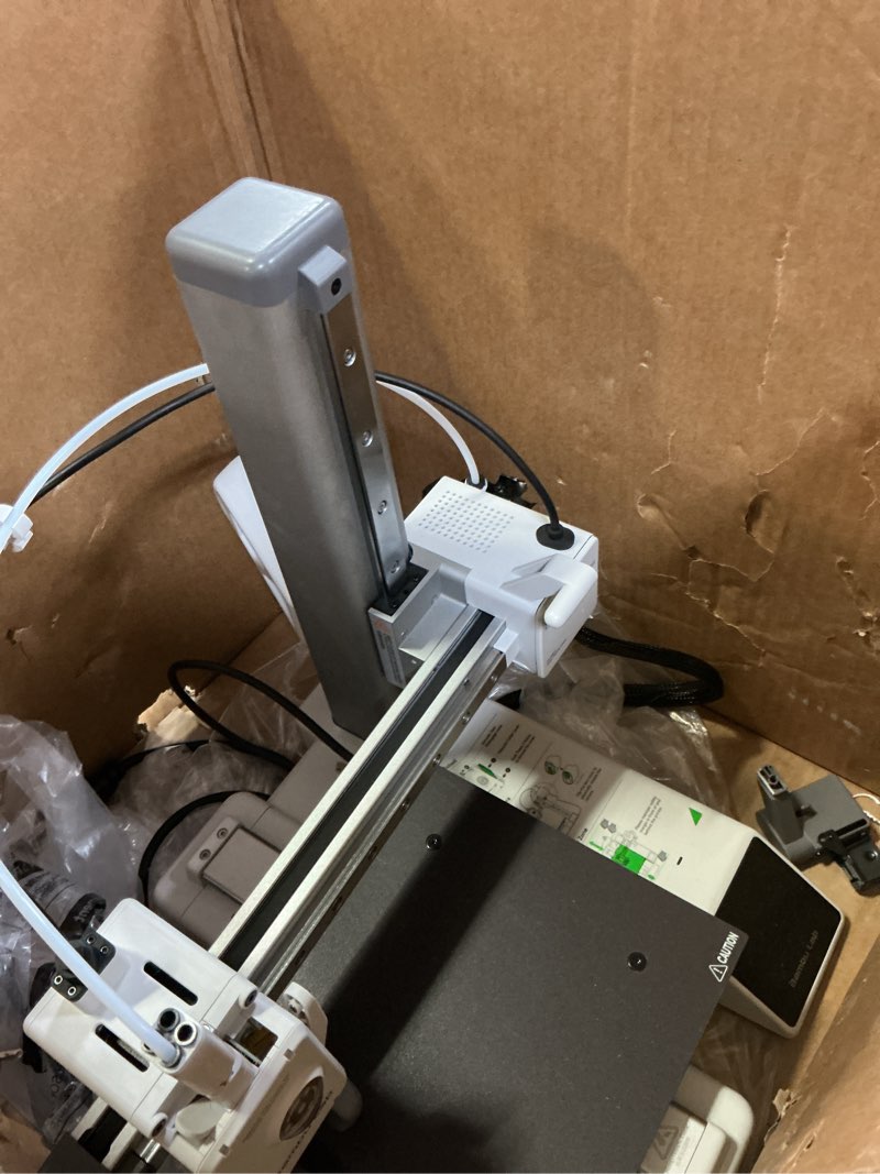 Condition photo showing As Is for bambu lab a1 mini 3d printer, support multi-color 3d printing, set up in 20 mins, high speed & precision, full-auto calibration & active flow rate compensation, ?48 db quiet fdm 3d printers