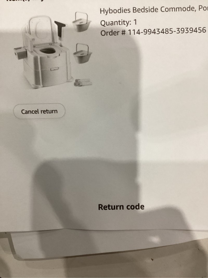 bedside commode