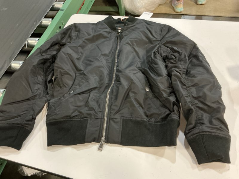 Condition photo showing Good Condition for flight nylon bomber jacket, s, true black