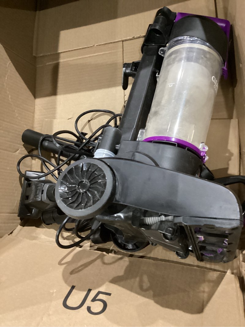 Condition photo showing As Is for Bissell CleanView Compact Turbo Upright Vacuum with Quick Release Wand, Full Size Power, Compact Size for Apartments & Dorms, 3437F