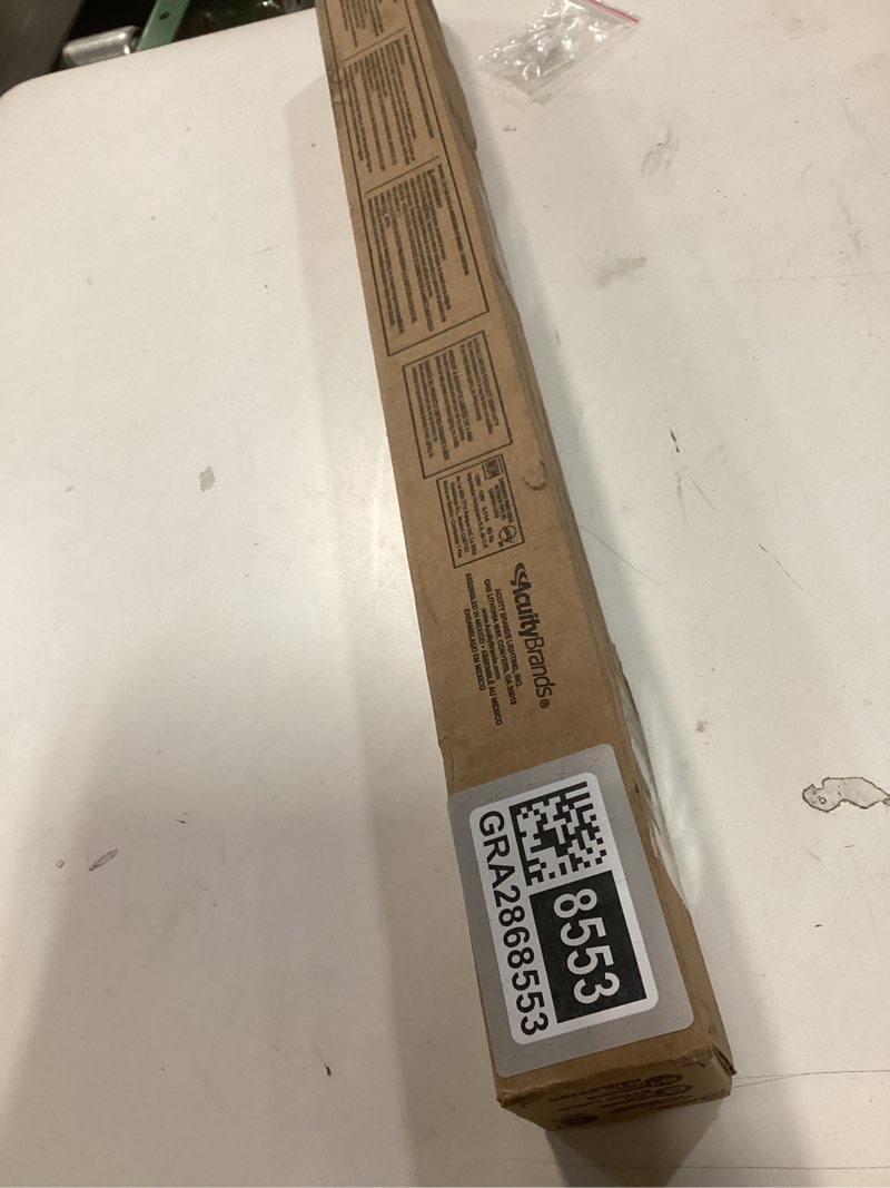 Condition photo showing New/Like New for Lithonia Lighting 2ft Light Fixture, LED Strip Light, 120V, 4000K Cool White Light, 2-Foot, 1-Light, White (MNSL L23 1LL 120V 40K 80CRI M6)