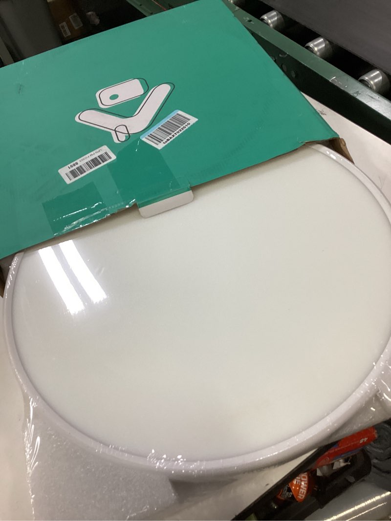 Condition photo showing New/Like New for Roomratv Ceiling Light Flush Mount with Night Light, 36W Light Fixture with Remote Control, Full CCT and Brightness Adjustable, 18Inch Led Ceiling Light for Kitchen, Office, Kids Room White 18inch-2000K
