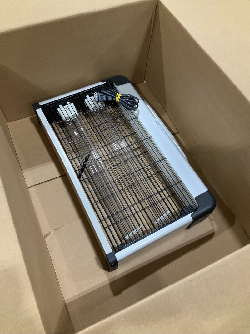 Condition photo showing As Is for UV Light Sanitizer with Ozone 76 Watts (2x38W), UVC Disinfection Lamp w/Remote Control, Odor and Dust Mite Removal, Ultraviolet Light for Kitchen/Basement/Bathroom Black 76W with-Ozone