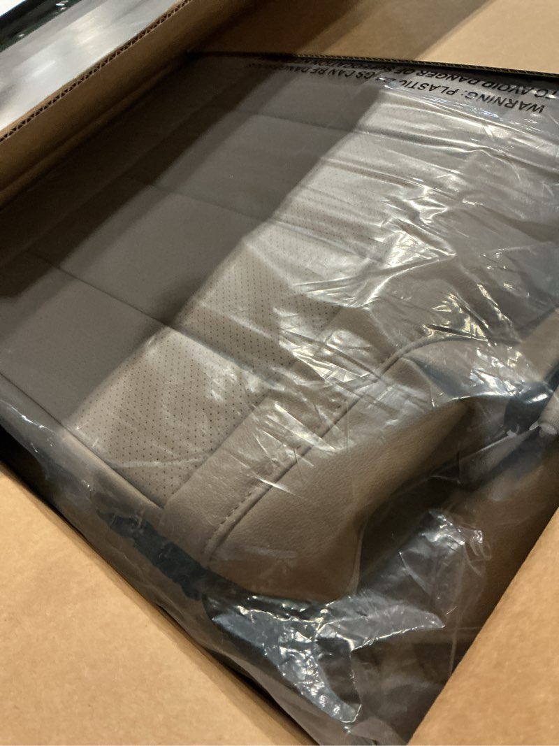Condition photo showing New/Like New for ekr rav4 seat covers custom fit for toyota rav4(gasoline) 2019 2020 2021 2022 2023 2024 2025 le/xle/xle premium/limited,leather car seat cover full set for suv,faux leather(sand beige) sand beige 2019-2025 (gas)le/xle/limited/xle premium