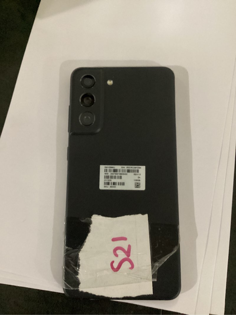 Condition photo showing As Is for doesnt power on samsung galaxy s21 fe 5g 128gb