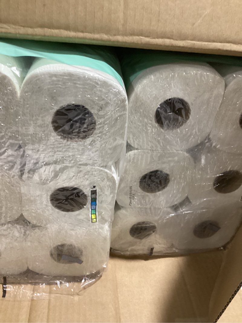 Condition photo showing Good Condition for seventh generation bathroom tissue, 4" x 4", white 12 per pack