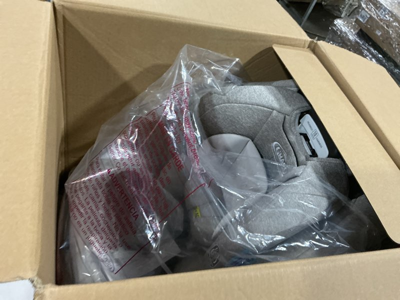 Condition photo showing Good Condition for graco extend2fit 3-in-1 convertible car seat, 3 modes – rear facing, forward facing baby car seat and highback booster seat, adjustable extension panel for extra legroom, ashten 3-in-1 with booster mode ashten