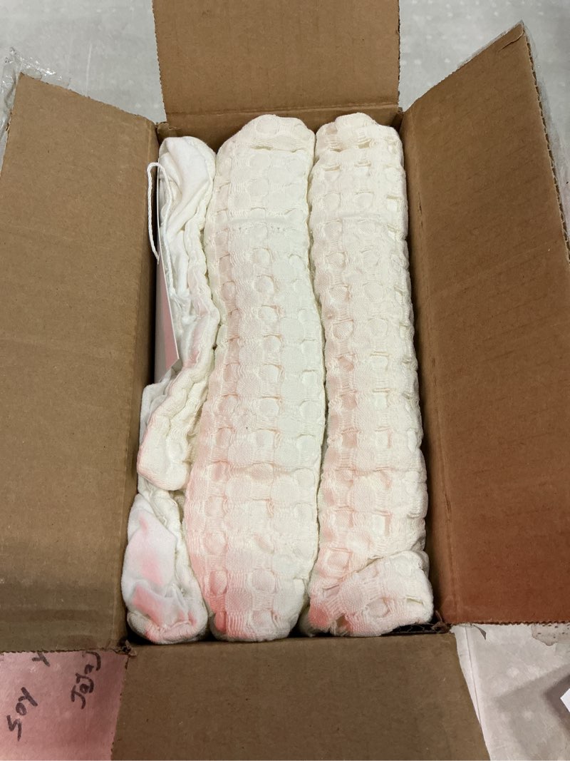 Condition photo showing Good Condition for levtex home - mills waffle - euro sham (set of two) - cream - sham size (26x26in.), no insert 26" x 26" (pack of 2) cream