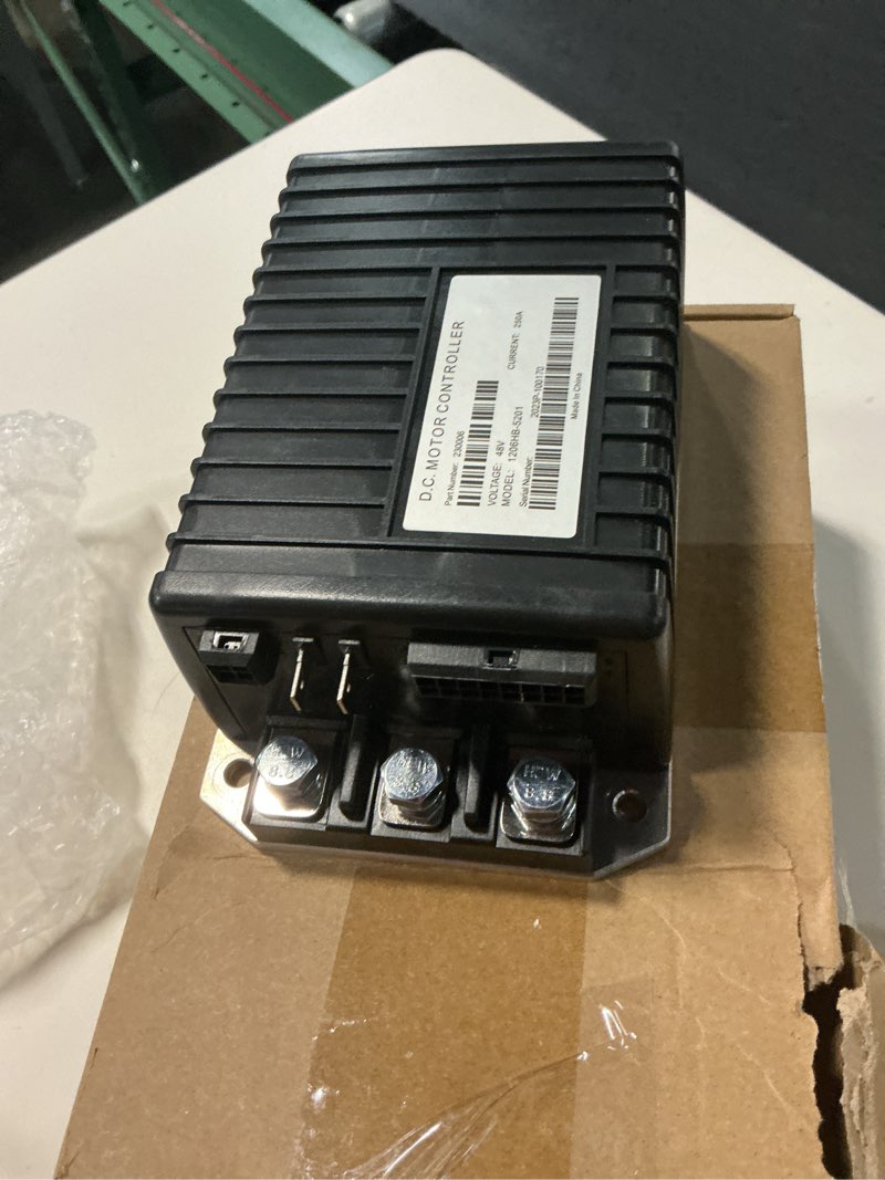 Condition photo showing Good Condition for 1206hb-5201 48v 250a dc motor controller for ezgo txt express s4 l4 shuttle 4x terrain 250 st sport ii, fits cushman hauler 800 800x mpt 800 1000, electric golf cart speed controller replacement